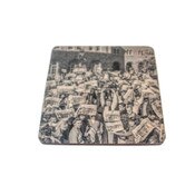USC vs UCLA Vintage Wooden Coaster